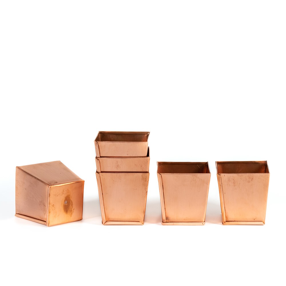 Copper pots - set of 6