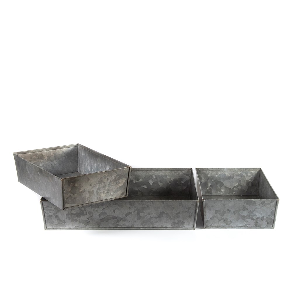 Grow trays portrait - set of 3