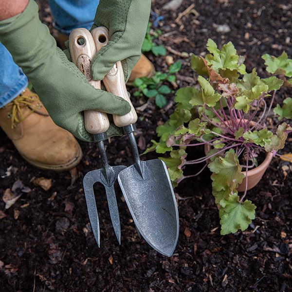 DeWit small hand fork - ash handle