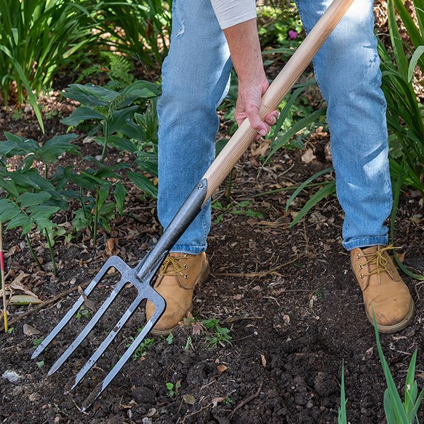 DeWit 4 prong garden fork