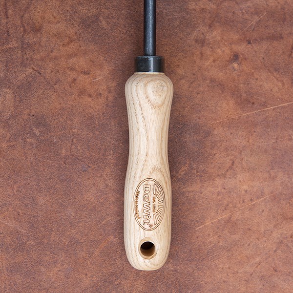 DeWit left handed Dutch hand hoe with ash grip