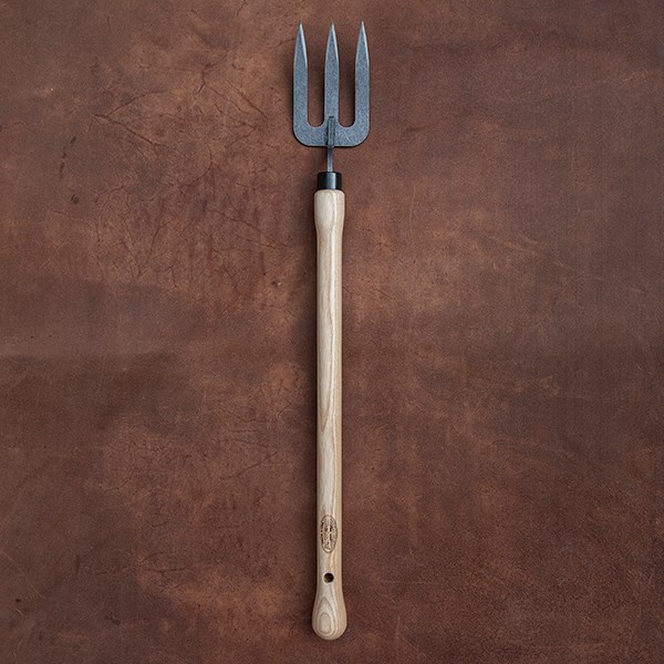 DeWit hand fork - ash drop grip handle