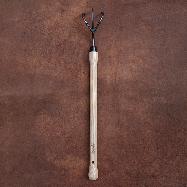 DeWit 3 tine cultivator ash drop grip handle