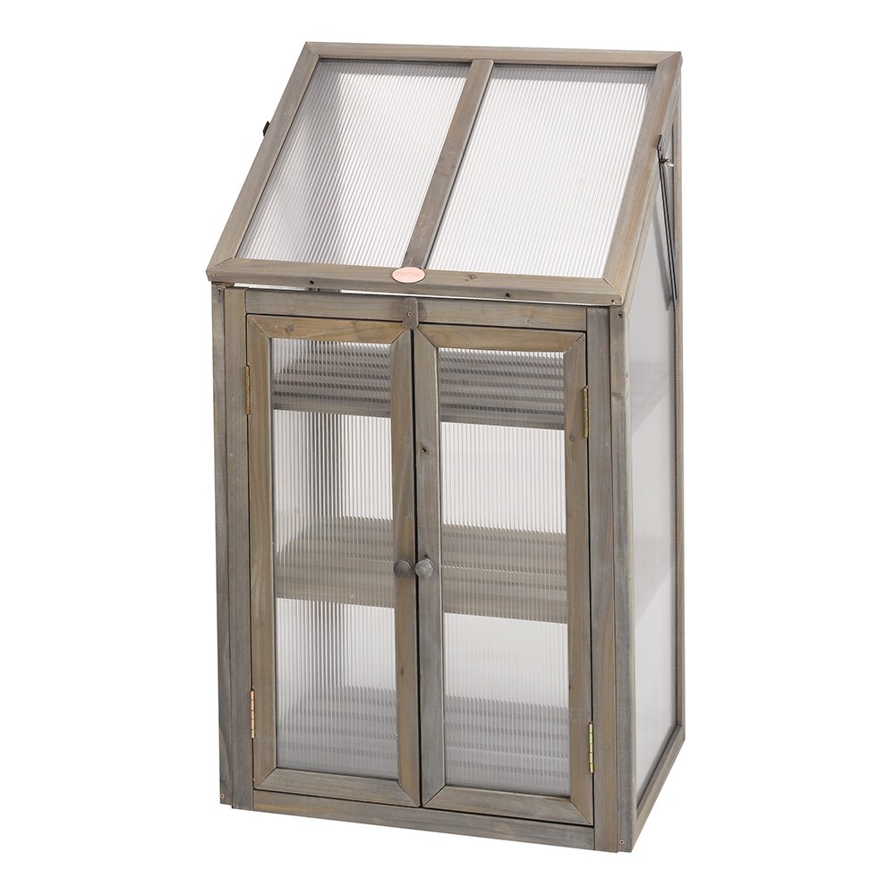 Timber 3 tier growhouse - grey