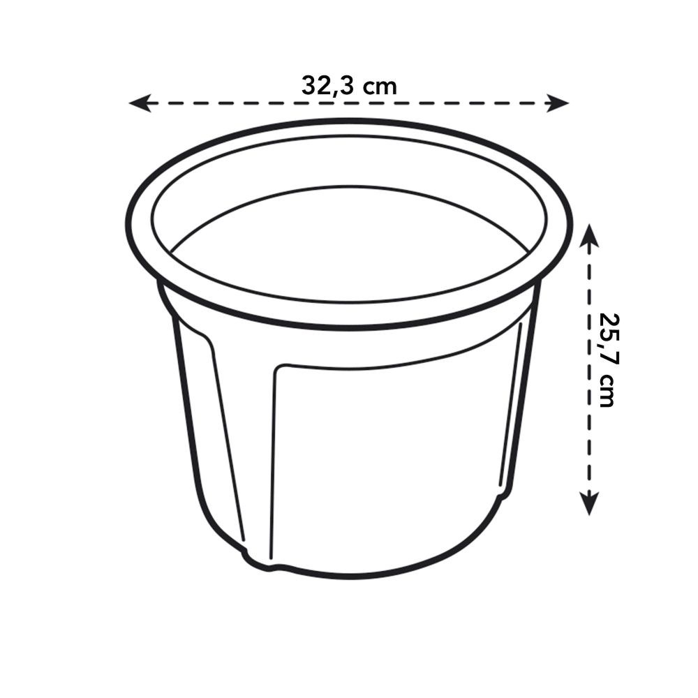 Small space potato plant pot - black