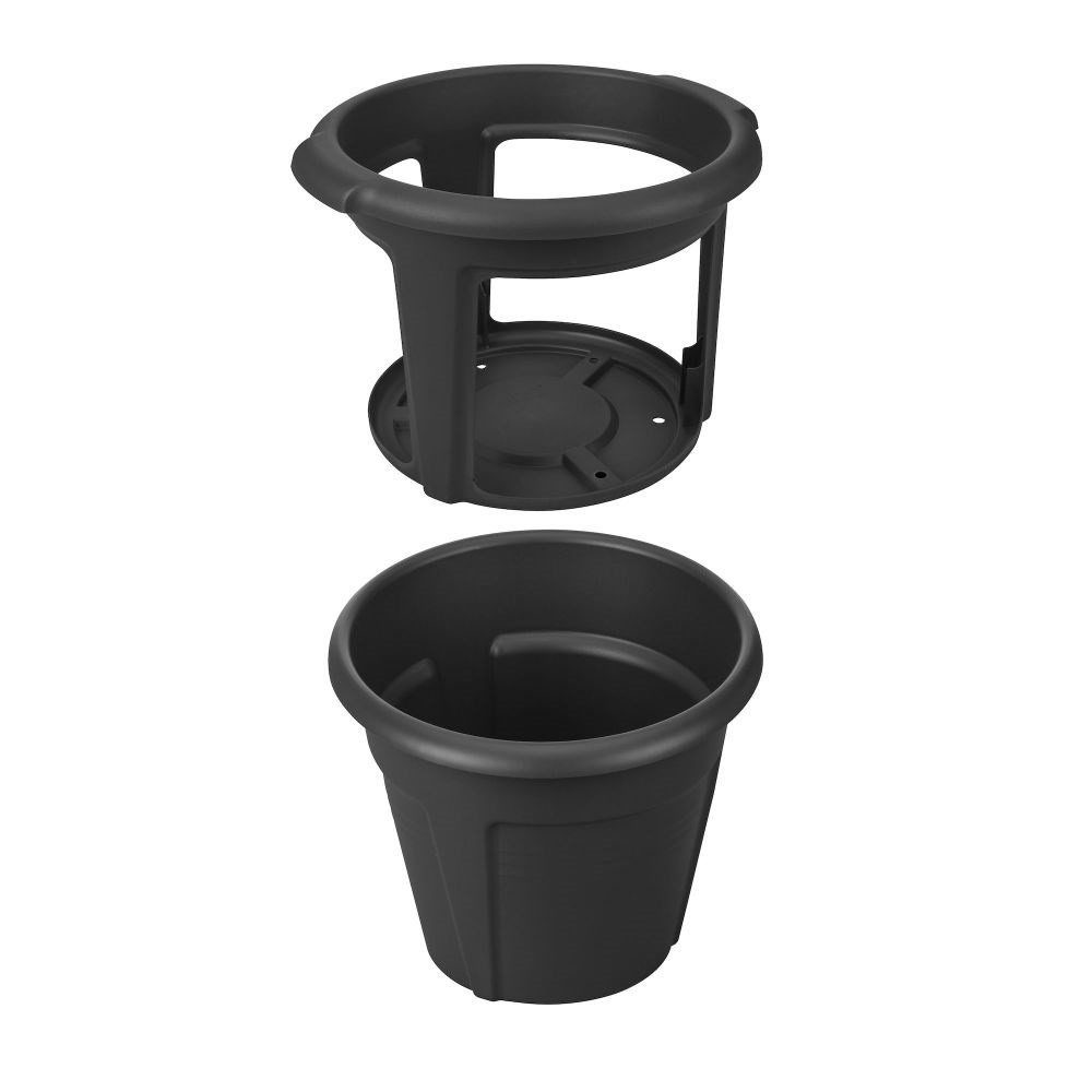 Small space potato plant pot - black