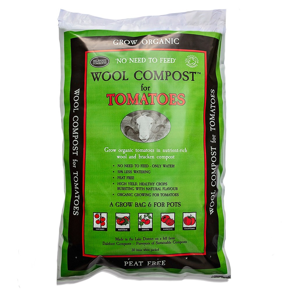 Dalefoot wool compost for tomatoes