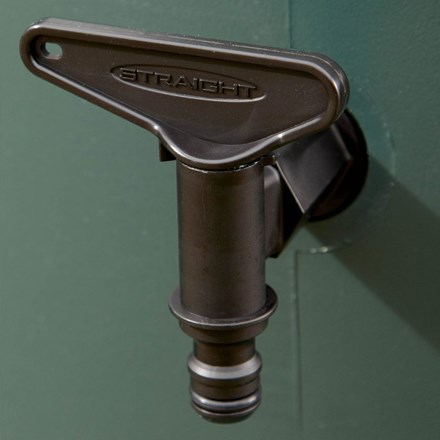 Water butt tap with nut and washer