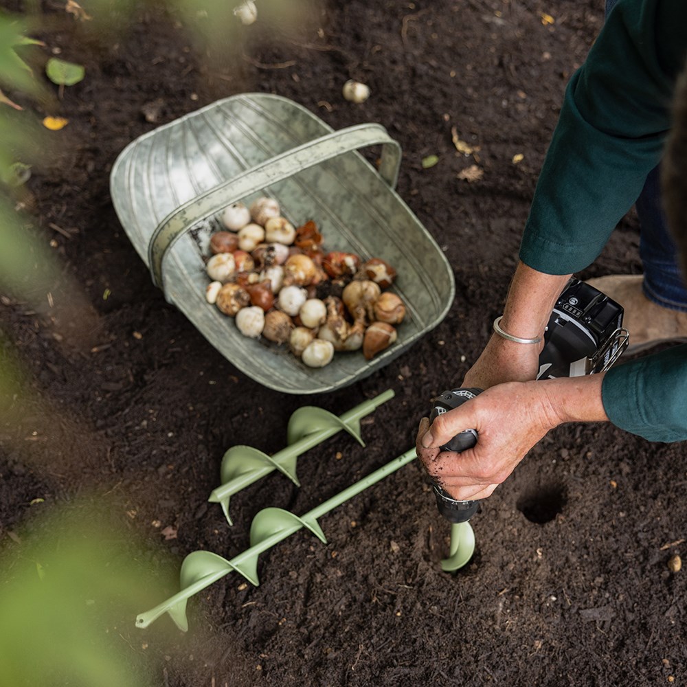Bulb planting auger - short