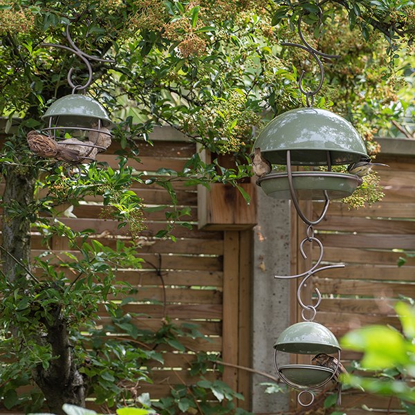 Satellite fat ball feeder - Crocus green