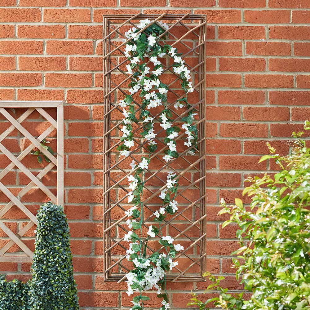 Extra strong framed willow trellis