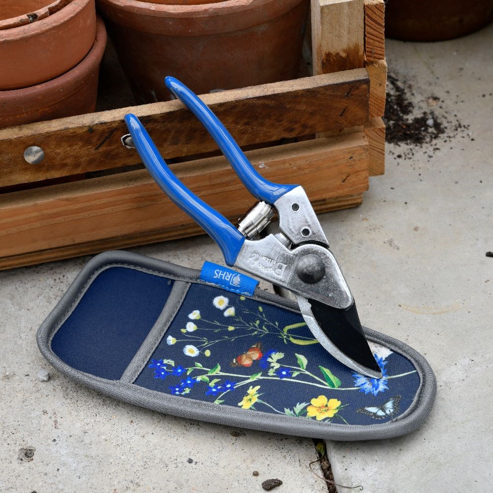 RHS Burgon and Ball British Meadow pruner and holster