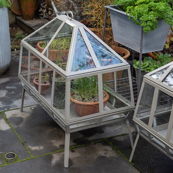 Rectangular Victorian growhouse - khaki