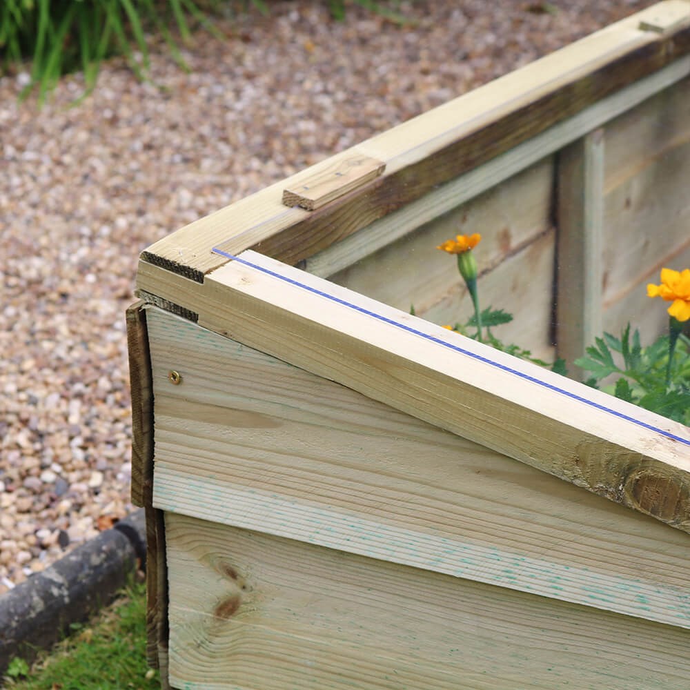 Large wooden coldframe 