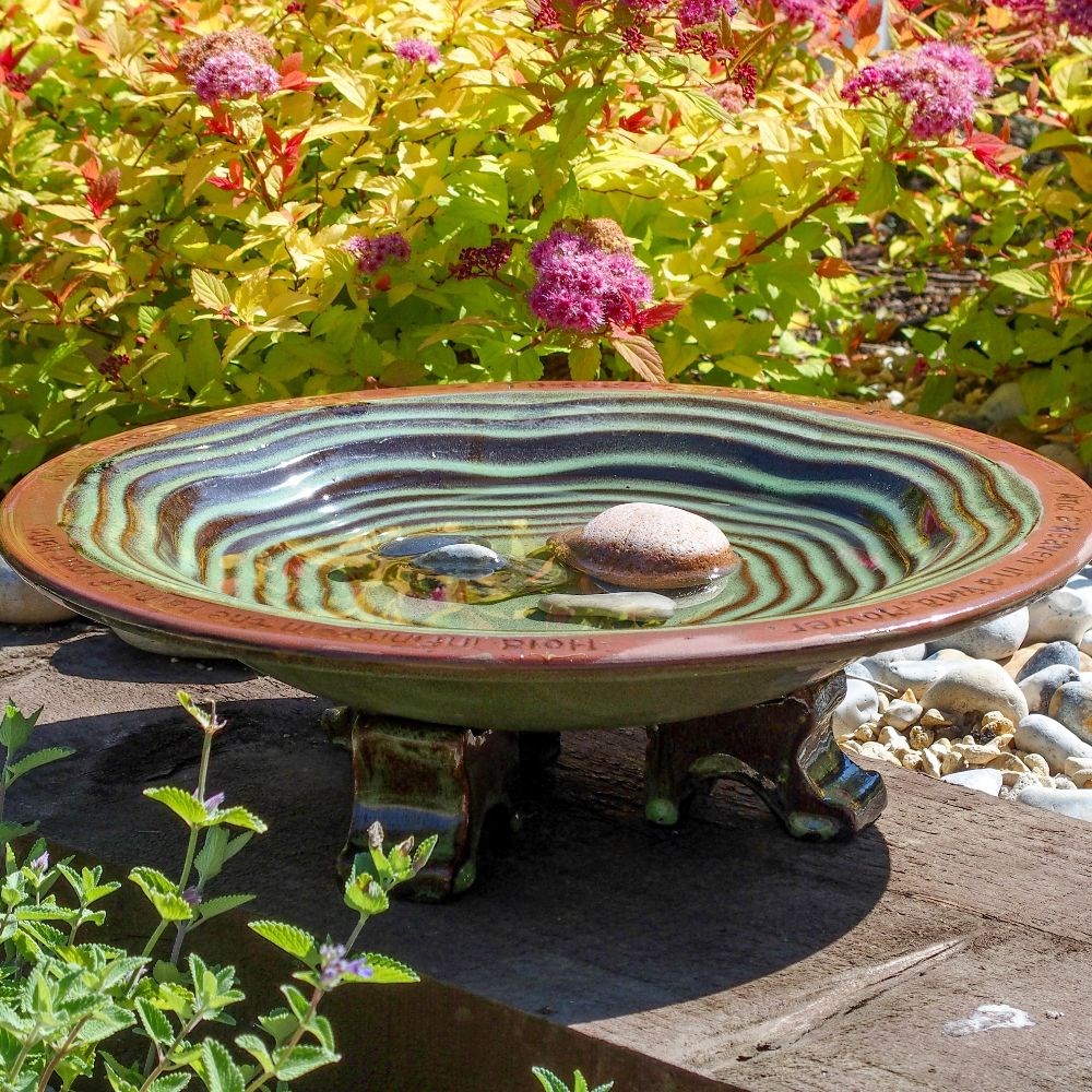 Echoes bird bath