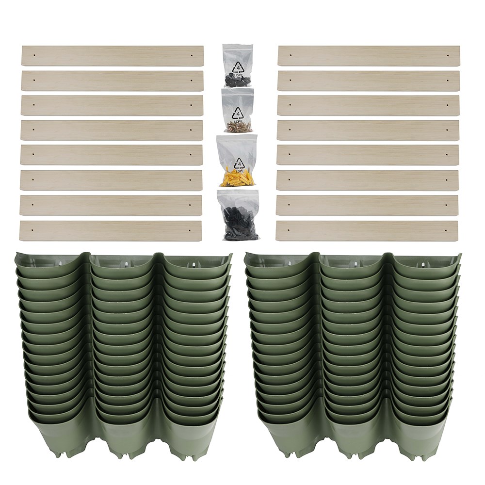 Living wall vertical planting set - 2.3m2 