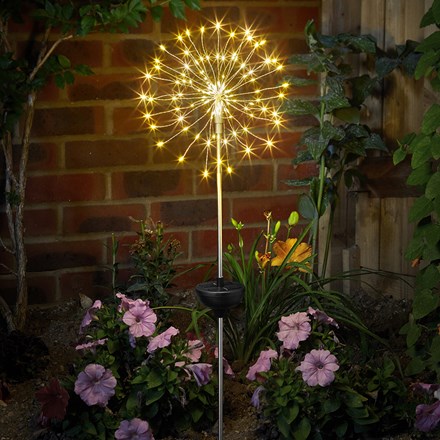 Starburst solar LED stake
