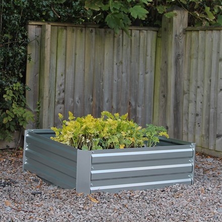Galvanised raised veg/herb bed frame - square