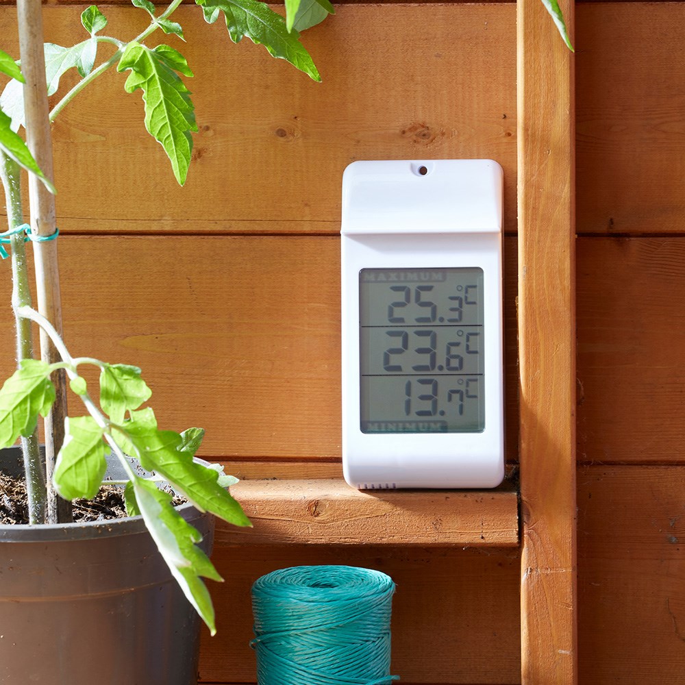 Digital max/min thermometer
