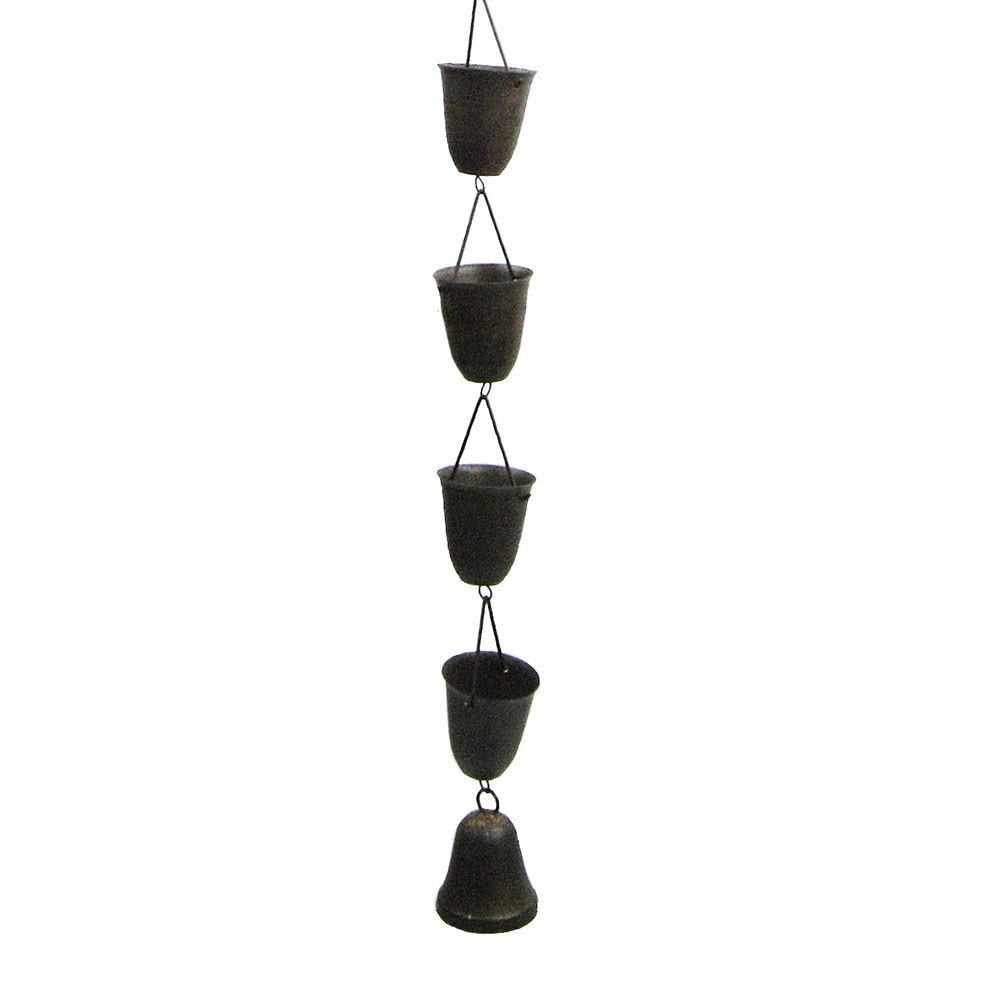 Metal rain chain