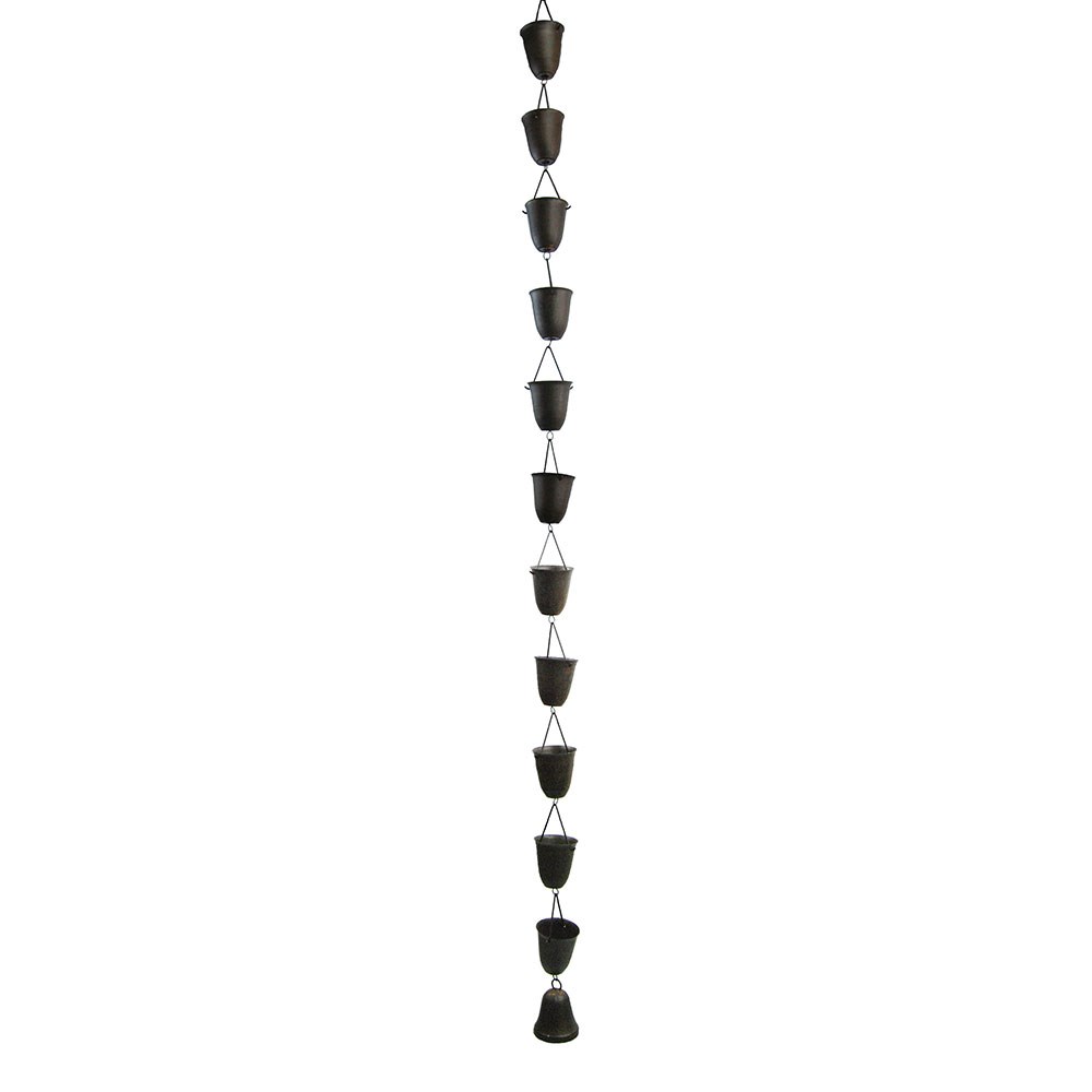 Metal rain chain