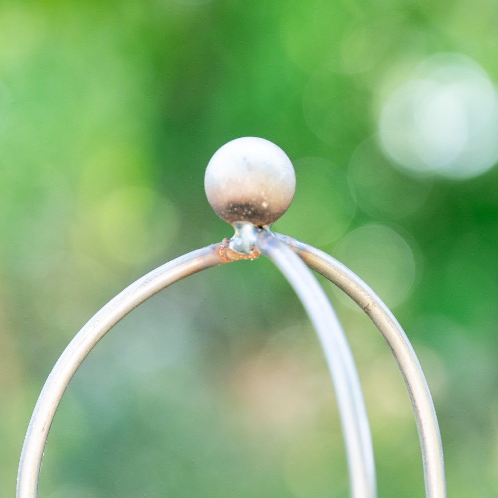 Rushton ball obelisk - rust