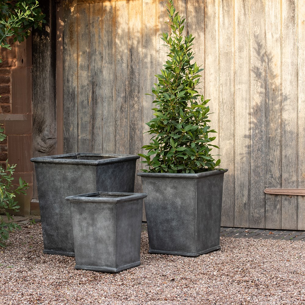 Greystoke square tapered planter