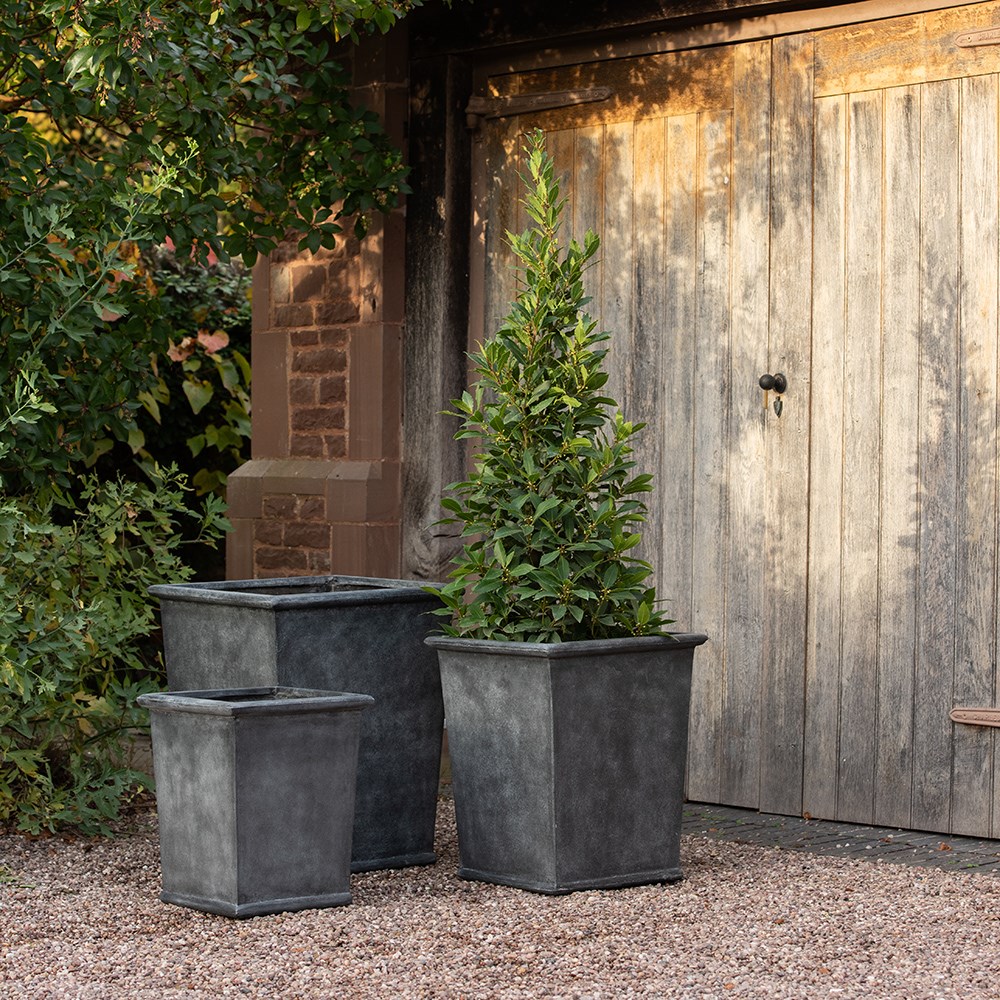 Greystoke square tapered planter