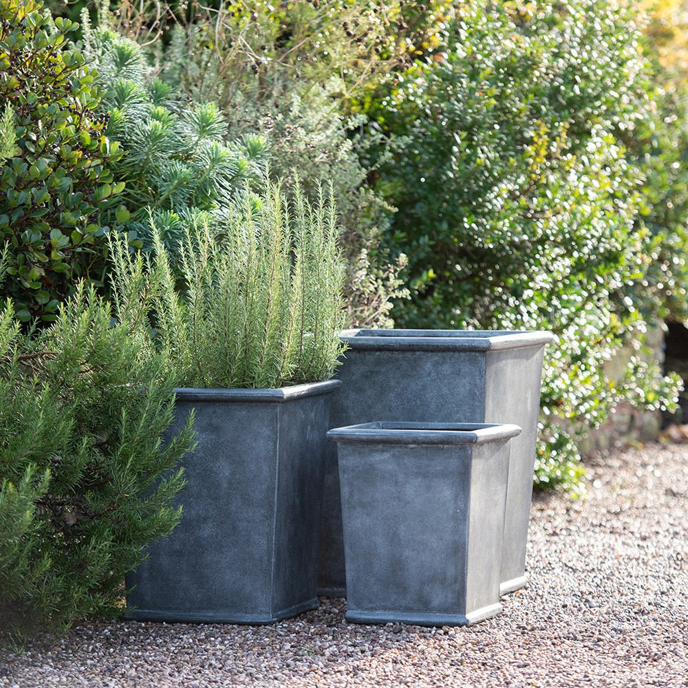 Greystoke square tapered planter
