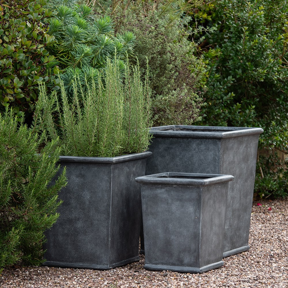Greystoke square tapered planter
