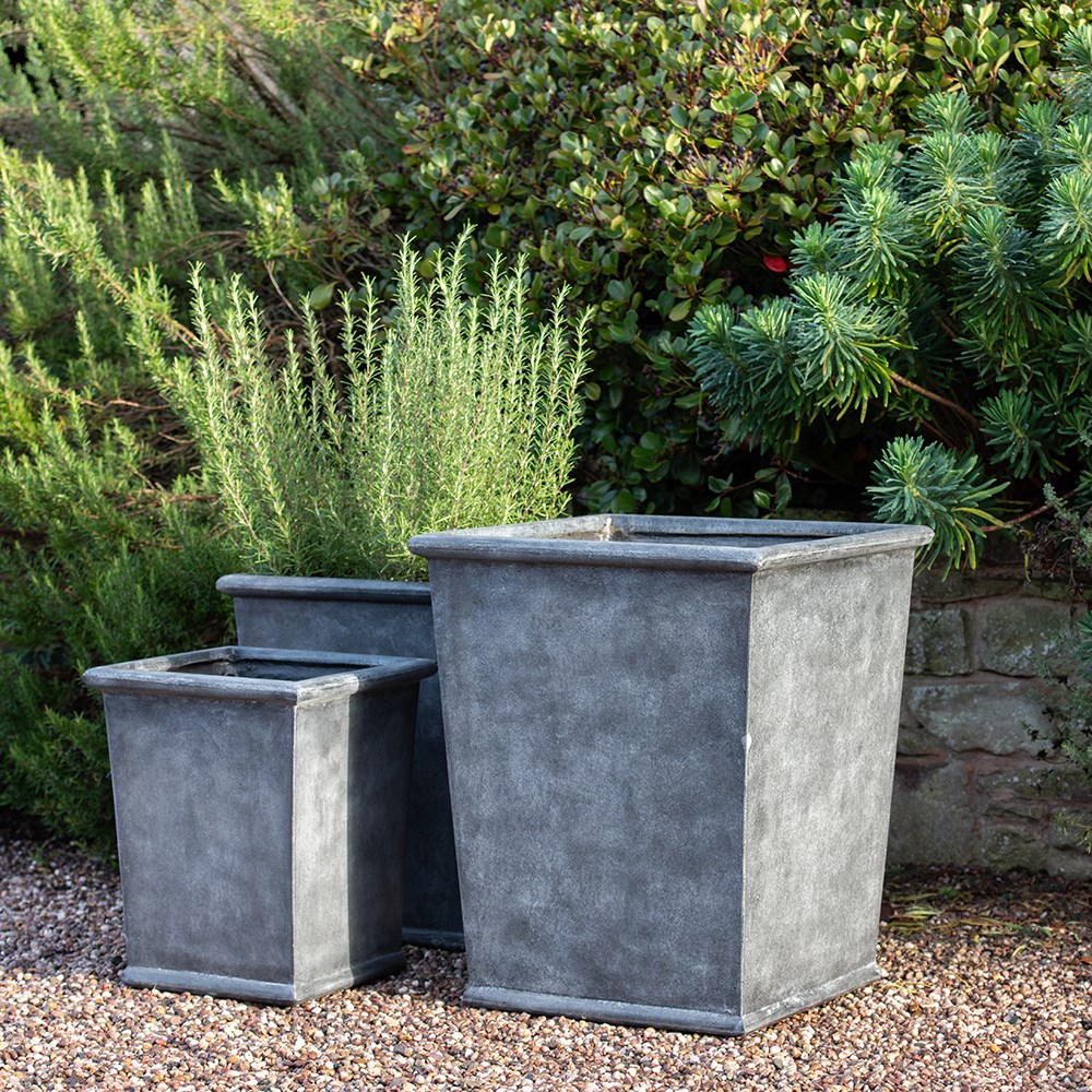 Greystoke square tapered planter