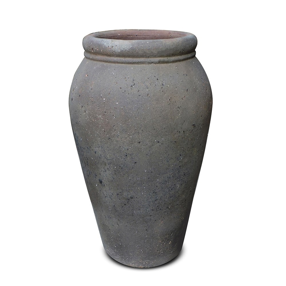 Terracotta urn - sandblasted