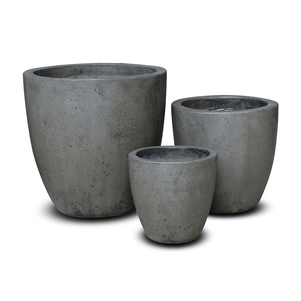 Cement pot - waxed
