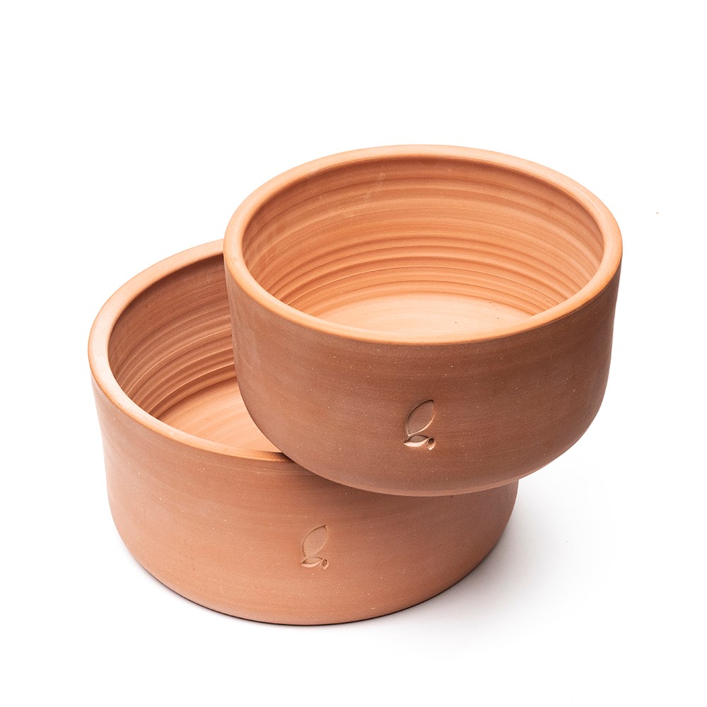 Terracotta herb bowl - large