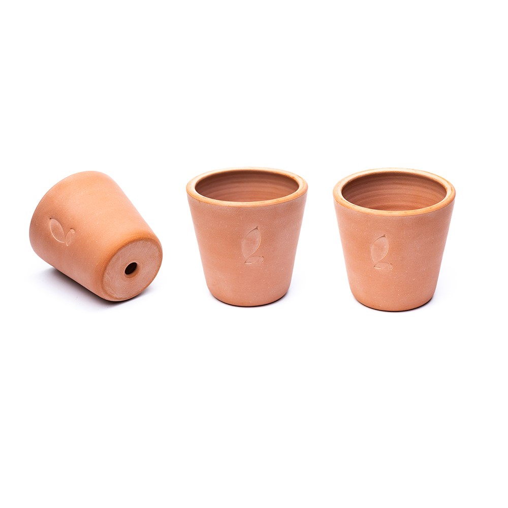 Large terracotta grow pot