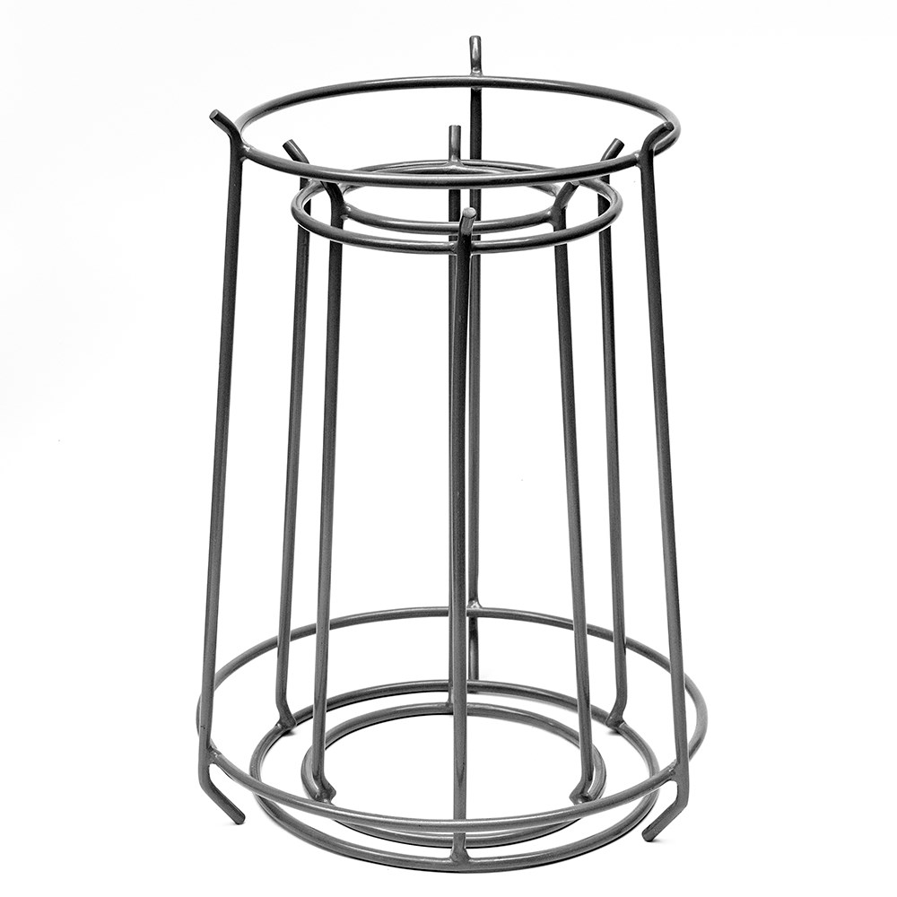 Pot obelisk - gunmetal grey
