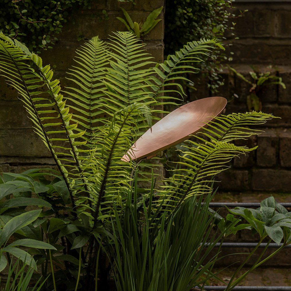 Pot watering droplet - copper scallop