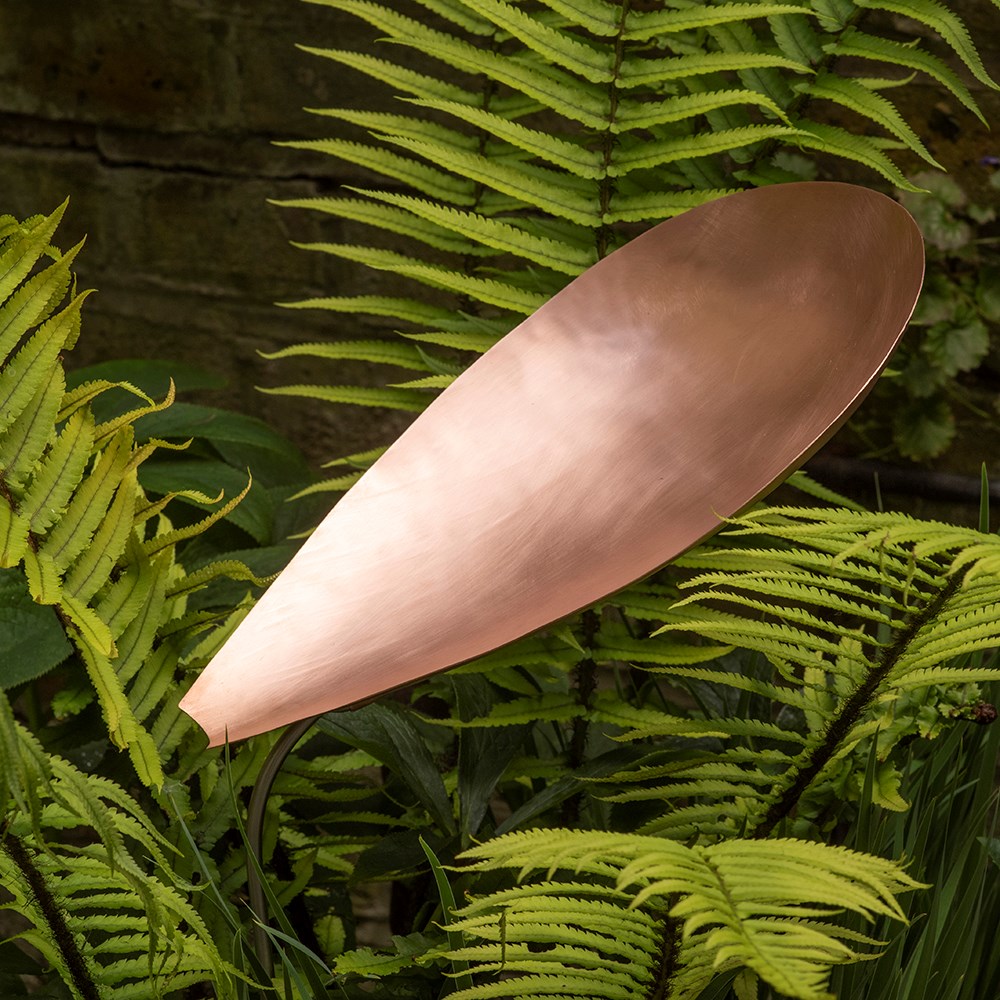 Pot watering droplet - copper scallop