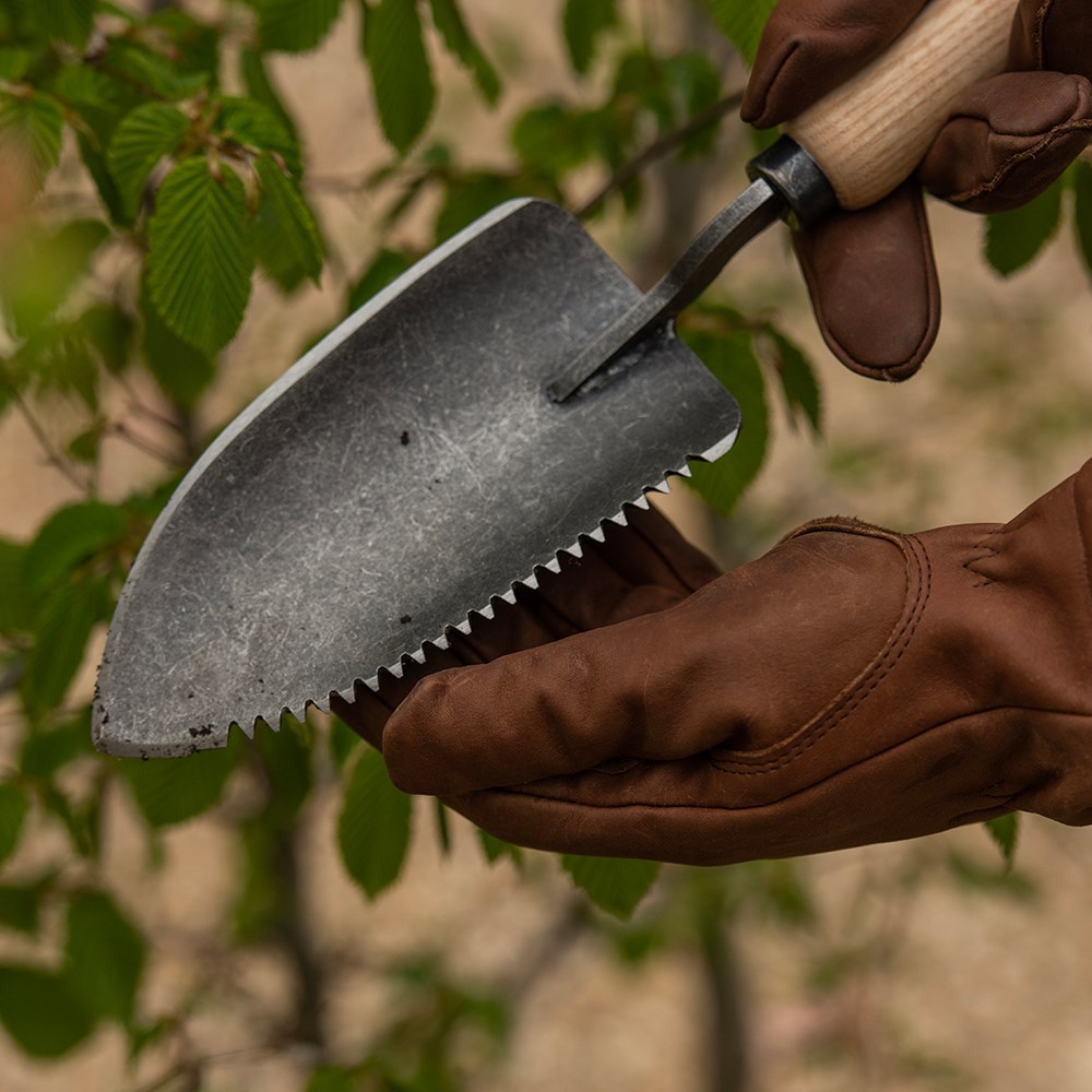 DeWit serrated edge trowel