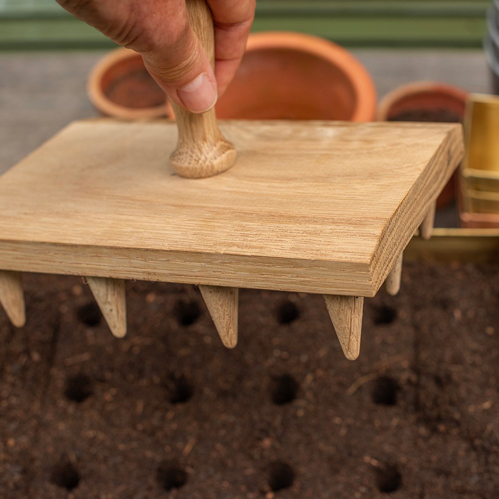 Multi seed tray dibber