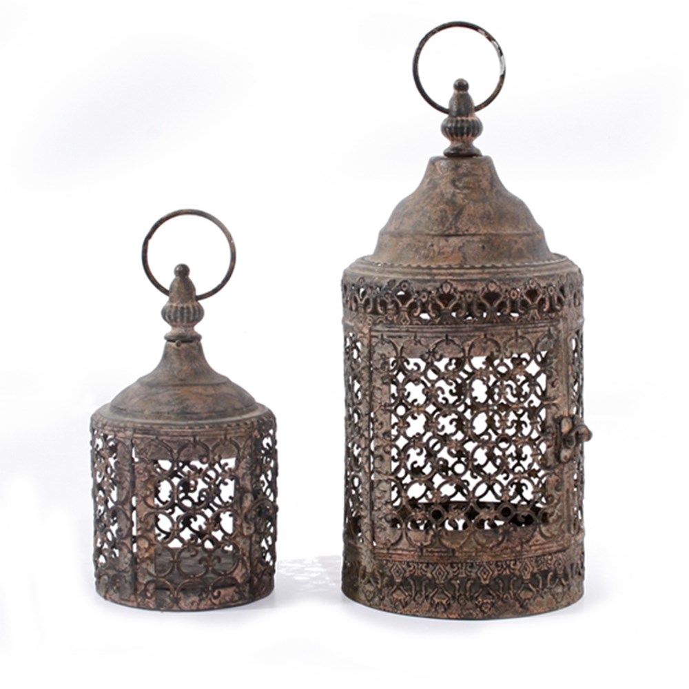 Metal lanterns - set of 2