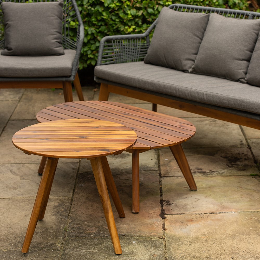 Rope cross back lounge set