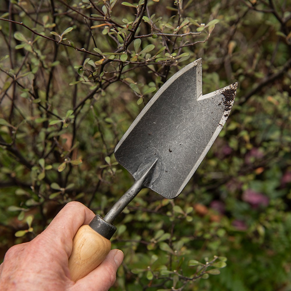 DeWit V cutting trowel