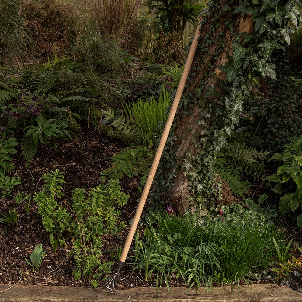 DeWit 5 tine cultivator - long handle