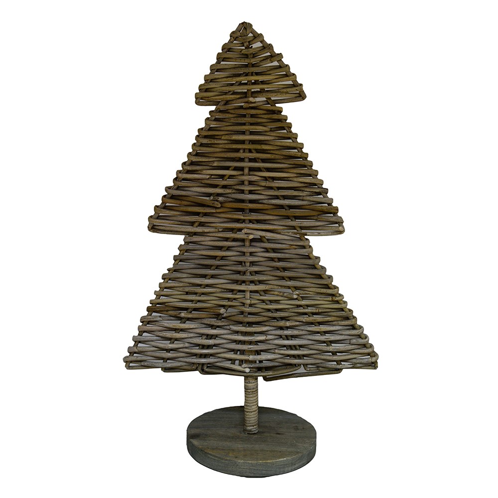 Rattan tabletop tree