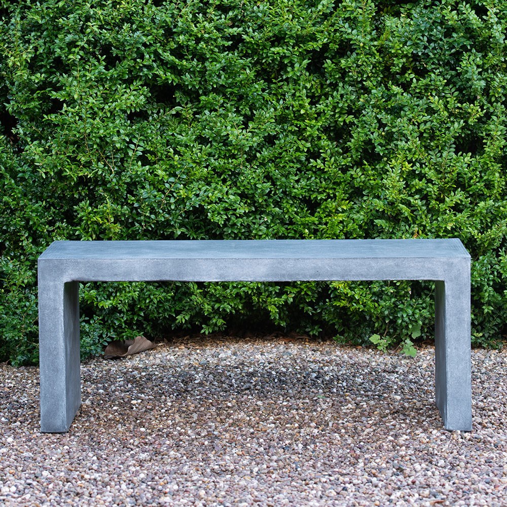 Terrace bench - weathered cement