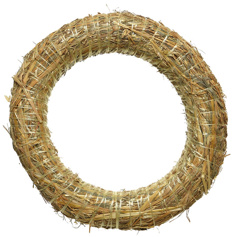 Straw wreath