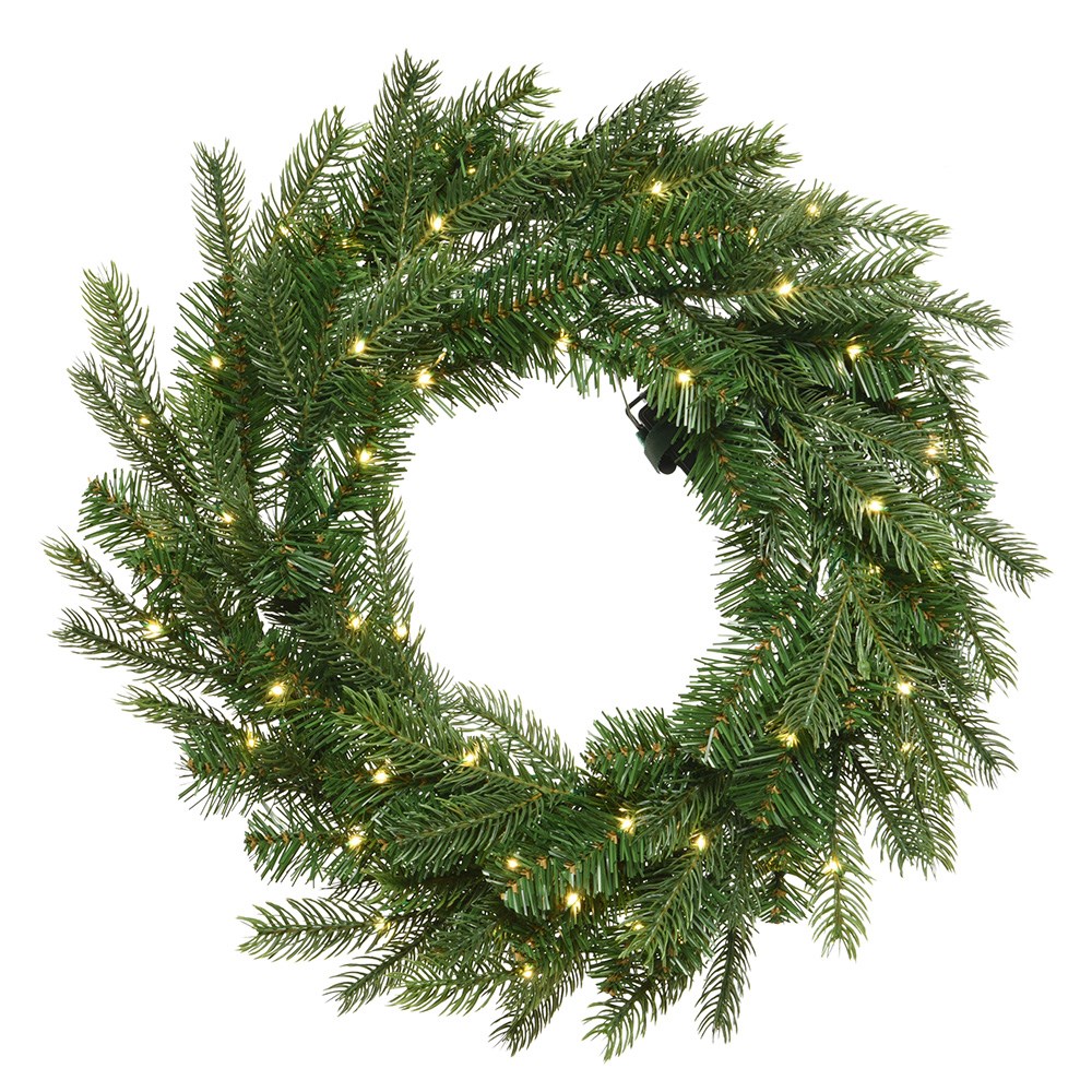 Indoor/outdoor light up wreath - large