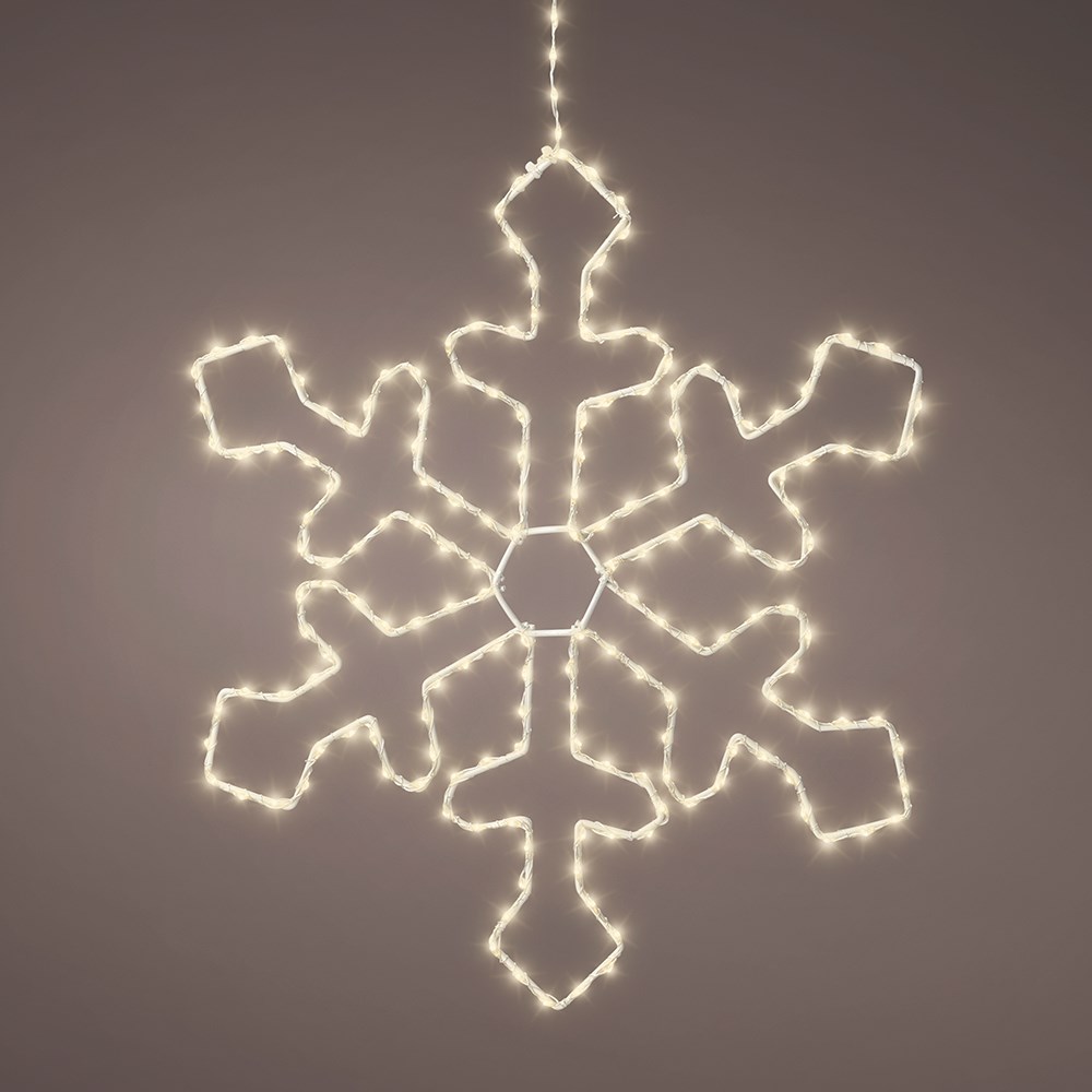 Light up snowflake silhouette