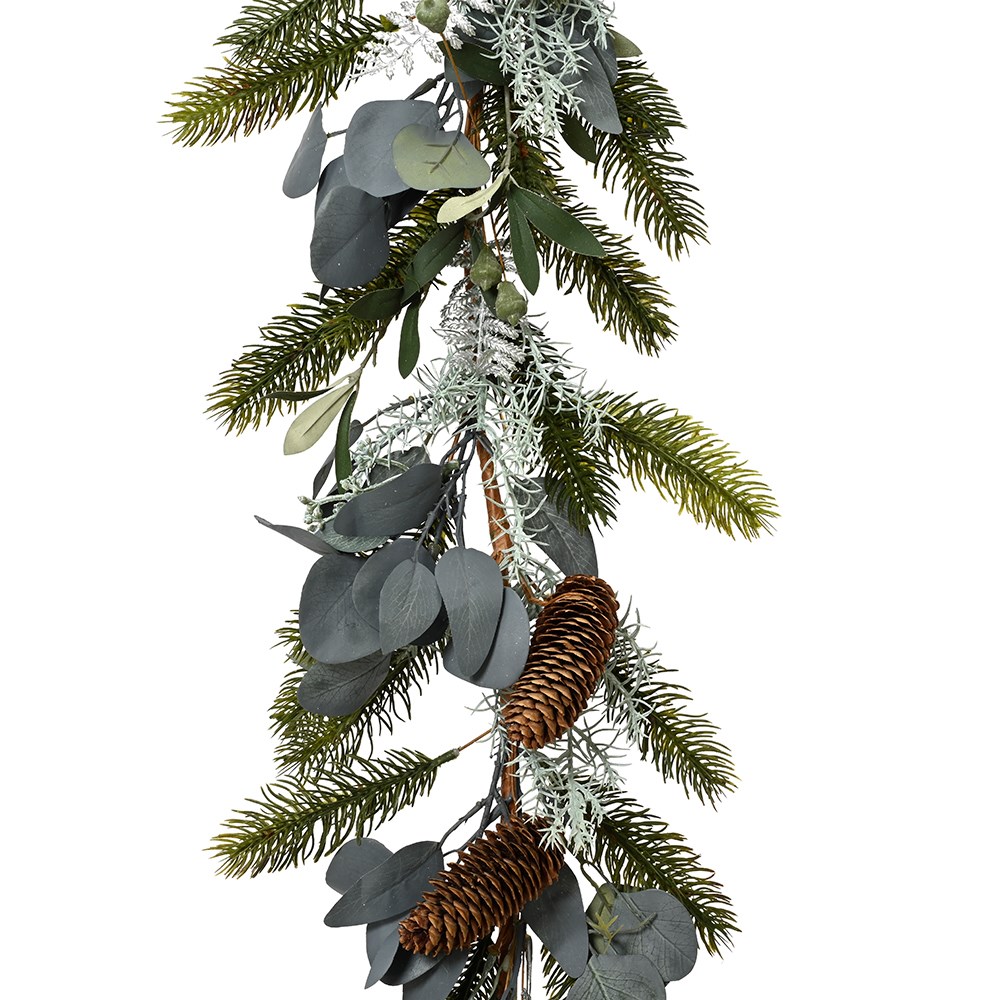 Eucalyptus & pinecone garland